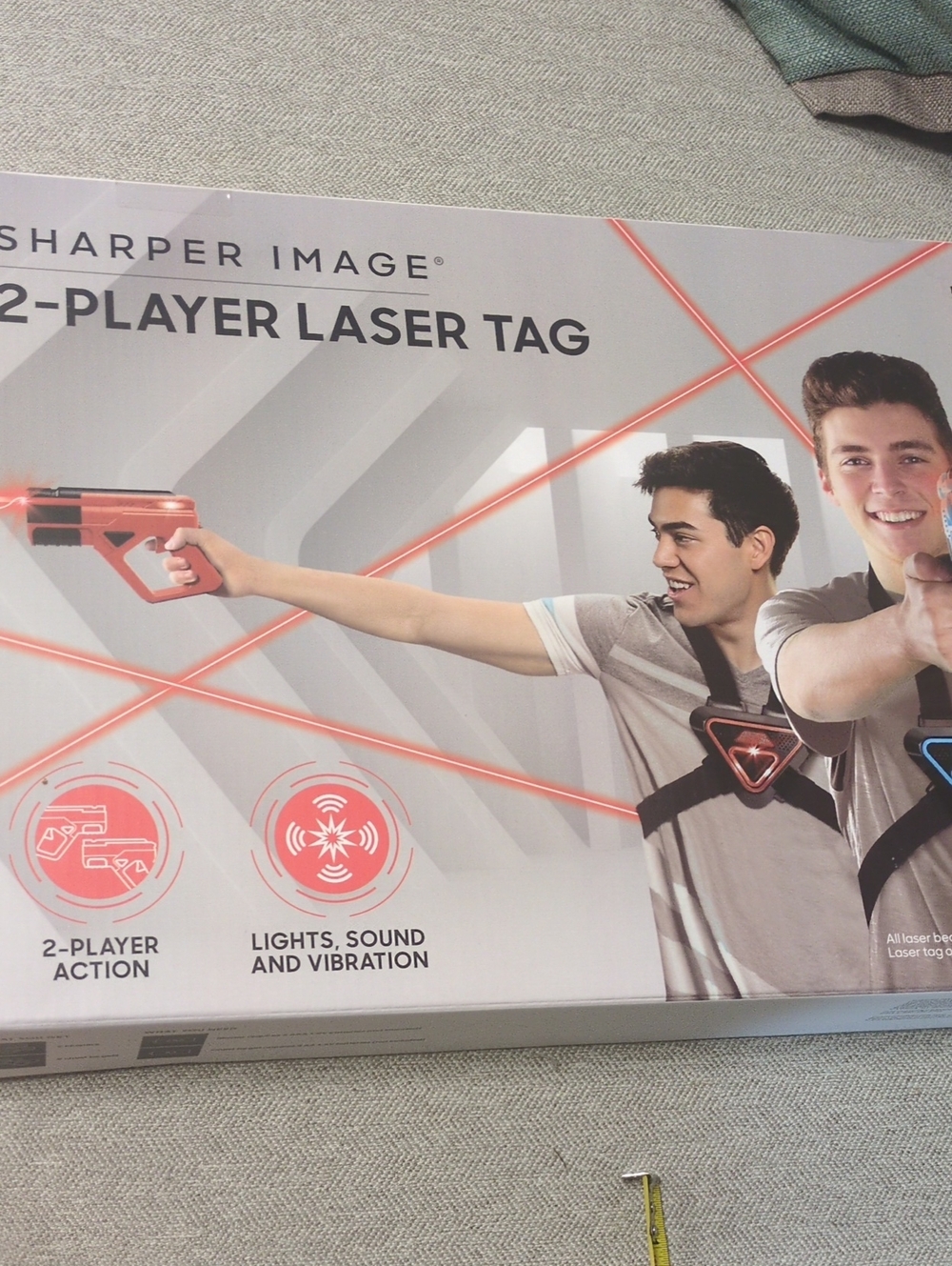 Sharper Image 2-Player Laser Tag Set in Red and Blue